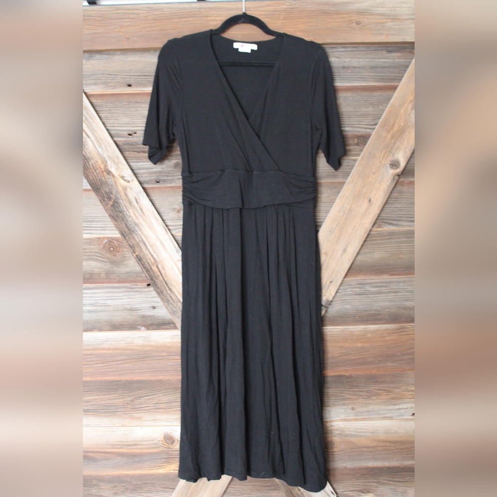 Boden V Neck Jersey Short Sleeves Midi Dress